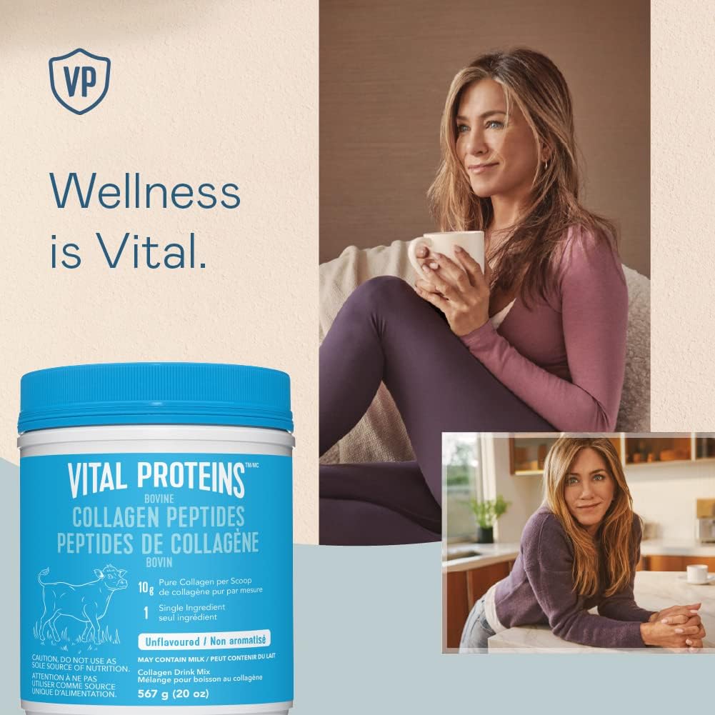 Vital Proteins Collagen Peptides, 567g - Hydrolyzed Collagen - 10g per Serving - Unflavored