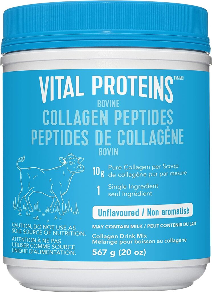 Vital Proteins Collagen Peptides, 567g - Hydrolyzed Collagen - 10g per Serving - Unflavored